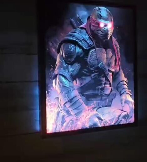 L.E.D. Canvas Art